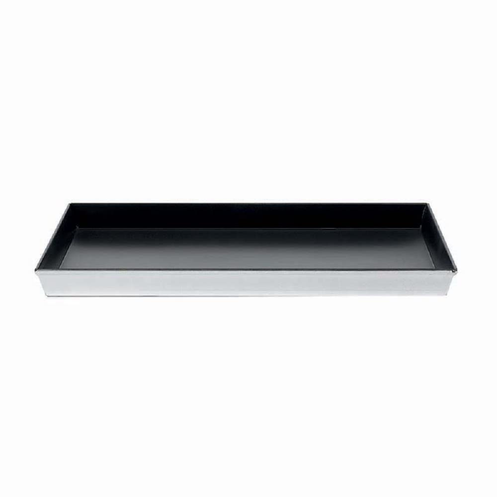 Pentole Agnelli Pastry & Pizza Non Stick Rectangular Baking Pan, Dimension 45 x 35 x 3 Cm, Aluminium, Black