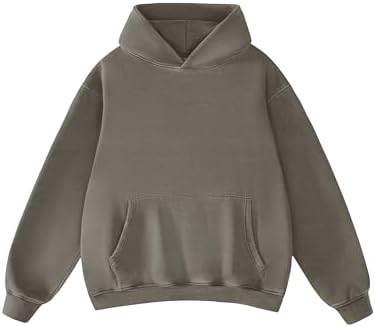 DXSHCV Oversize Men's Vintage Hoodie Pullover Long Sleeve