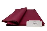 Burgundy Tissue Paper - 96 Sheets - 15 Inch x 20 Inch - for Gift Bags, Gift Wrapping, Flower, Party Decoration, Pom Poms - Premium Quality Made in United States