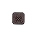 MastaPlasta Instant Self-Adhesive Premium Repair Patch. Pirate - Dark Brown - 2 x 2 Inch (5x5cm). Repair/Decorate Sofas, Car Seats, Jackets, Bags & More