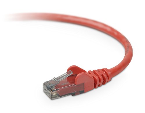 Belkin Patch Cable RJ-45 (m) - RJ-45 (m) - 2 ft - UTP (Cat 6) - Red
