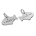 Veehoo Hairline Finished Pet ID Tags, Personalized Dog Tags & Cat Tags, Customized Front and Back Engraving, Fish Shape, Stainless Steel