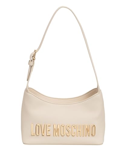 Love Moschino jc4198pp1i, Bolso de Hombro Mujer, Blanco Perla (Ral 1013), Talla única