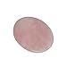 Lurrose 2pcs Eyelash Grafting Gasket Round Pallet Jade Stone Eyelash Extension Glue Pallet Holder Pad for Adults (Pink)