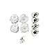 Coolplay Spare Parts for Syma X8 X8C X8W X8G X8HC X8HW X8HG Venture RC Quadcopter 4pcs Blade Propeller Cover & 4pcs Spindle Sleeve &10pcs Iron Needles