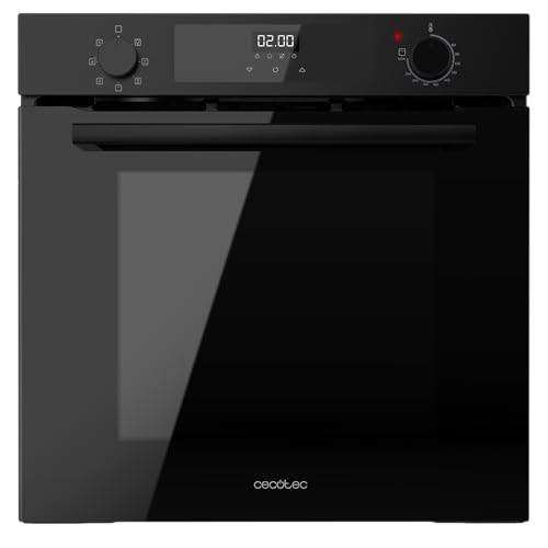 Cecotec Backofen 60 cm Bolero Hexa M226000 Glass Black A. 2800 W, 72 l, 7 Funktionen, Grillmodus, Fan Assisted Grill, Konvektionsmodus, Defrost, Steam
