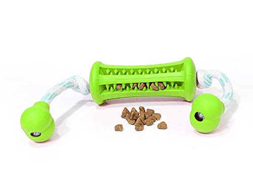 Dog Toothbrush Toy Puppy Dental Care Brushing Stick Dog Chew Tooth Cleaner Effective Doggy Teeth Cleaning Massager Natural Rubber Bite Resistant Chew Toys for Dogs Pets Oral Care (Dog Floss 01#)