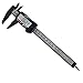 Digital Vernier Caliper, Electronic Ruler Measuring Tool 0-6 Inch/150 mm, Inch/Metric Conversion with Large LCD Screen, Black, by FstDgte