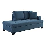 Lexicon Fernleaf Chaise Lounge, Blue