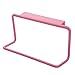 Vivian Over Cabinet Towel Ring Rack Bathroom Kitchen Cupboard Hanging Holder Set of 2 PCS (Pink)