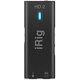 IK Multimedia iRig HD 2 digital guitar interface for iPhone, iPad and Mac (IP-IRIG-HD2-IN)