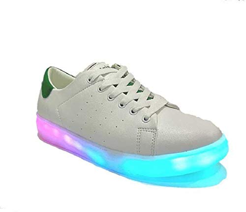 white shoes with lights