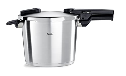 Fissler Vitaquick Premium/Schnellkochtopf (6 L, Ø 22 cm) Edelstahl-Dampfkochtopf, 2-Garstufen, Made in Germany - Induktion