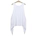 Perman Women Sexy Summer Vest Top Sleeveless Blouse Casual Tank Tops T-Shirt (Tag M) White