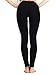 MoCuishle Womens High Waisted Jeans Stretchy Comfy Skinny Fit Denim Tights Pants (Medium, Black)