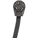 Certified Appliance Accessories 30-Amp Appliance Power Cord, 3 Prong Dryer Cord, 3 Wires with Eyelet Connectors, 6 Feet, Copper Wire