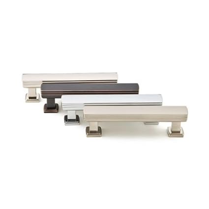 Amazon Com Art Deco 4 Center Bar Pull Finish Bright Chrome