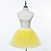 PerfectDay Women's Mini Tutu Ballet Multi-layer Ruffle Frilly Petticoat Skirt