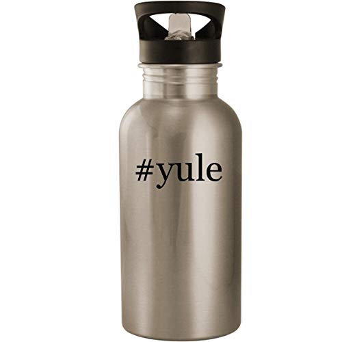 #yule - Stainless Steel 20oz Road Ready Water Bottle, Silver