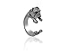 English Bulldog Ring in Silver Tone by Silver Phantom Jewelry
