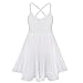 FEESHOW Kids Girls Empire Waist Gymnastics Camisole Leotard Ballet Dance Dress Ballerina Costumes