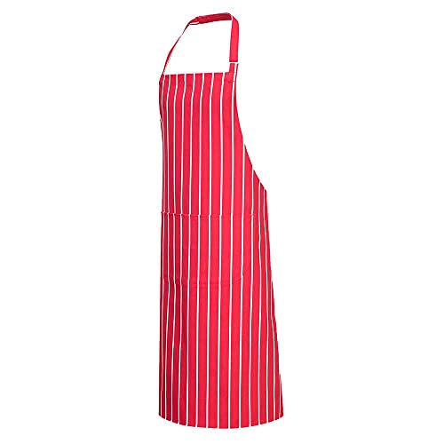Portwest S855 Mens Butchers Chefs Apron, Red