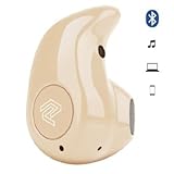 Mini Bluetooth Earphone,Eonfine V4.0+EDR Wireless Bluetooth Earbud,Ultra Slim Hands-free Stereo Headset with Mic For iPhone 6 6 6S Plus,Samsung S7 Note 5 (Khaki)
