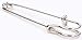 Safety Pins Large Heavy Duty Safety Pin - LeBeila 12pcs Blanket Pins 2 Inch Stainless Steel Wire Safety Pin Extra Sturdy Bulk Pins for Blankets, Skirts, Crafts, Kilts (1.97‘’-12pcs, Silver)