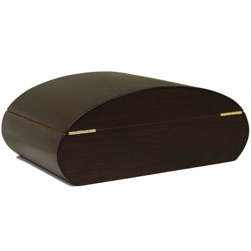 75-Cigar Luxury Humidor Cigar Storage Tobacco Rich Mahogany Finish- La Jolla - Thumbnail 4