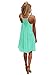 Yanekop Womens Summer Sexy Vibrant Color Chiffon Dress Bathing Suit Cover up