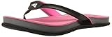 adidas Performance Women's Supercloud Plus Thong W Athletic Sandal,Black/Solar Pink/Grey,10 M US