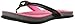 adidas Performance Women's Supercloud Plus Thong W Athletic Sandal,Black/Solar Pink/Grey,8 M US