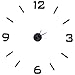 Clever Creations Black DIY Battery Powered Adhesive Wall Clock - 20
