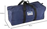 Draper 460mm Heavy Duty Canvas Tool Bag Open Top Storage Polythene Buckle Rope view 3