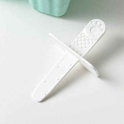 Popsicle Molds 4 Pieces Silicone Ice Pop Molds BPA Free Popsicle Mold Reusable Easy Release Ice Pop Maker - Thumbnail 6