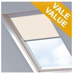 Vale Blinds Direct Blackout Roof/Skylight blind For Fakro Size 4 66 x 118 White