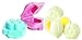 Sweet Creations Spring Flower Egg Mold, 2-Pack, Pink/Blue