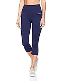 Baleaf Women's High Waist Yoga Capri Leggings Tummy Control Non See-Through Fabric