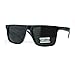 KUSH Square Sunglasses Men's Super Dark Lens Matte Black Shades
