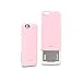 DesignSkin iPhone 6 Sliding Card Holder Case, Extreme Heavy Duty Triple Layer Bumper Protection Wallet Cover with Storage Slot for Slider iPhone6 - Baby Pink