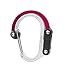 GEAR AID HEROCLIP Carabiner Clip and Hook (Medium) for Camping, Backpack, and Garage, Hot Rod Red