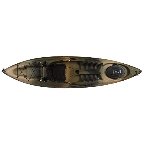Ocean Kayak Caper Angler One-Person Sit-On-Top Fishing Kayak, Brown Camo, 11 Feet