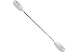AQUA BOUND Manta Ray Hybrid Kayak Paddle - Carbon Shaft/Composite Blade