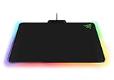 Razer Firefly Chroma Cloth Gaming Mouse Pad: Customizable Chroma RGB Lighting - 14"x10" - Balanced Control & Speed - Non-Slip Rubber Base