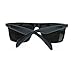 KUSH Square Sunglasses Men's Super Dark Lens Matte Black Shades