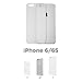 iPhone 6 Case, iPhone 6s Case, Thinnest Cover Premium Ultra Thin Light Slim Minimal Anti-Scratch Protective - For Apple iPhone 6 4.7 inch | totallee The Scarf (Frosted White)