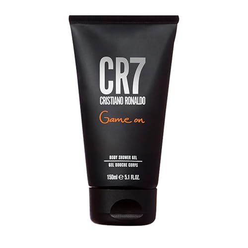 Cristiano Ronaldo CR7 Game On Set de Regalo - Colonia Deportiva y Audaz para Hombres con Notas Amaderadas - Spray Corporal y Gel de Ducha - 3 pz