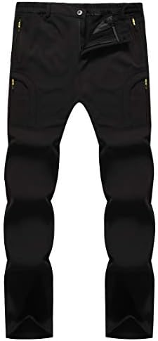 Outdoor Mens Womens Winter Snow Pants Windproof Waterproof Fleece Hiking Ski Pants(06807)