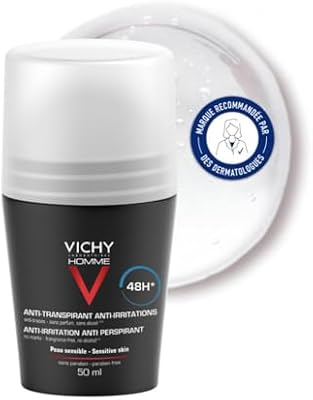 Homme Déodorant Roll-On Anti-Transpirant 48H Peaux Sensibles