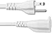 Amazon Basics Power Extension Cord, 20 Feet, 13 Amps, 125V, White